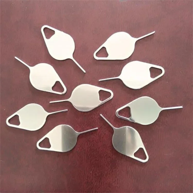 الفولاذ المقاوم للصدأ مخصص مع شعار العالمي إزالة مفتاح بطاقة Sim صينية القاذف إخراج دبوس