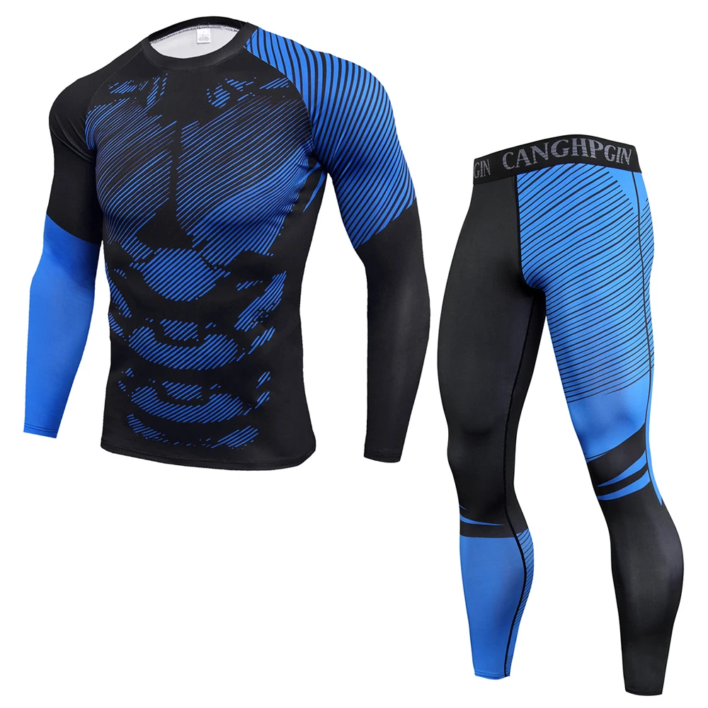 GEJINIDI Men Thermal Underwear Set For Male Cotton Winter Long Johns Keep Warm Suit Inner Wear Merino Clothing thermo Plus Size