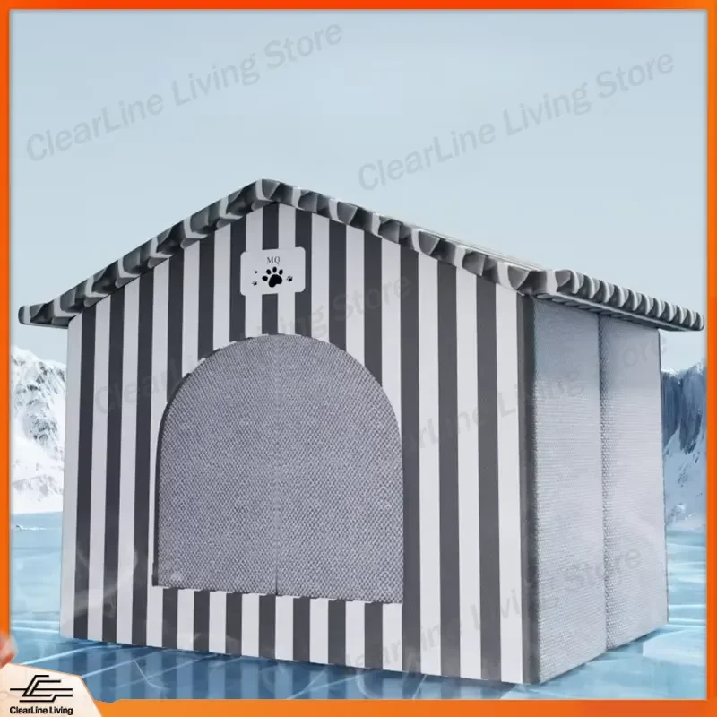 Summer Cat Bed Cooling Mat Ice Silk Pet Nest Breathable Washable Dog House Cool Cave Igloo Kennel for Small Medium Pets