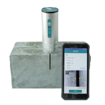 Portable Wireless Wall Crack Monitor Professional Concrete Crack Width Microscope Ruler