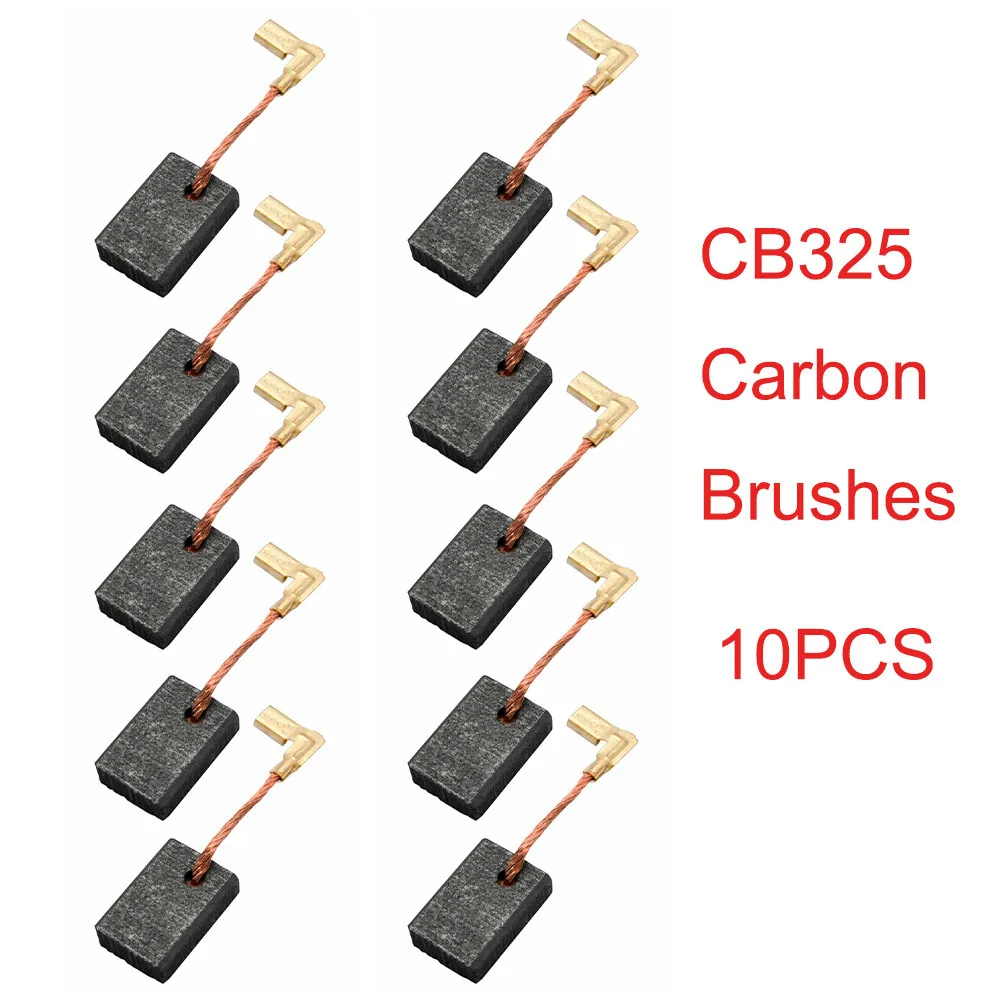 10 PCS แปรงคาร์บอน CB-325 CB325เปลี่ยน194074-2สำหรับ Makita 9553NB 9554NB 9555NB 9556NB 9556PB 9557NB 9557PB 9558NB