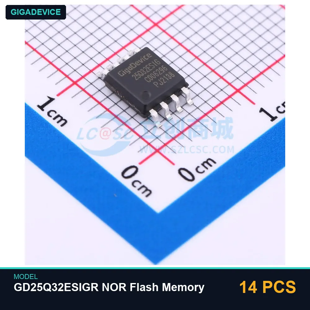 14 PCS GigaDevice GD25Q32ESIGR NOR Flash Memory