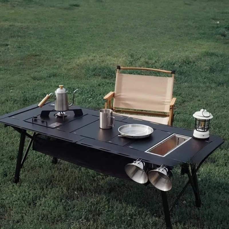 

Camping table Outdoor camping table Multifunctional tactical folding master module