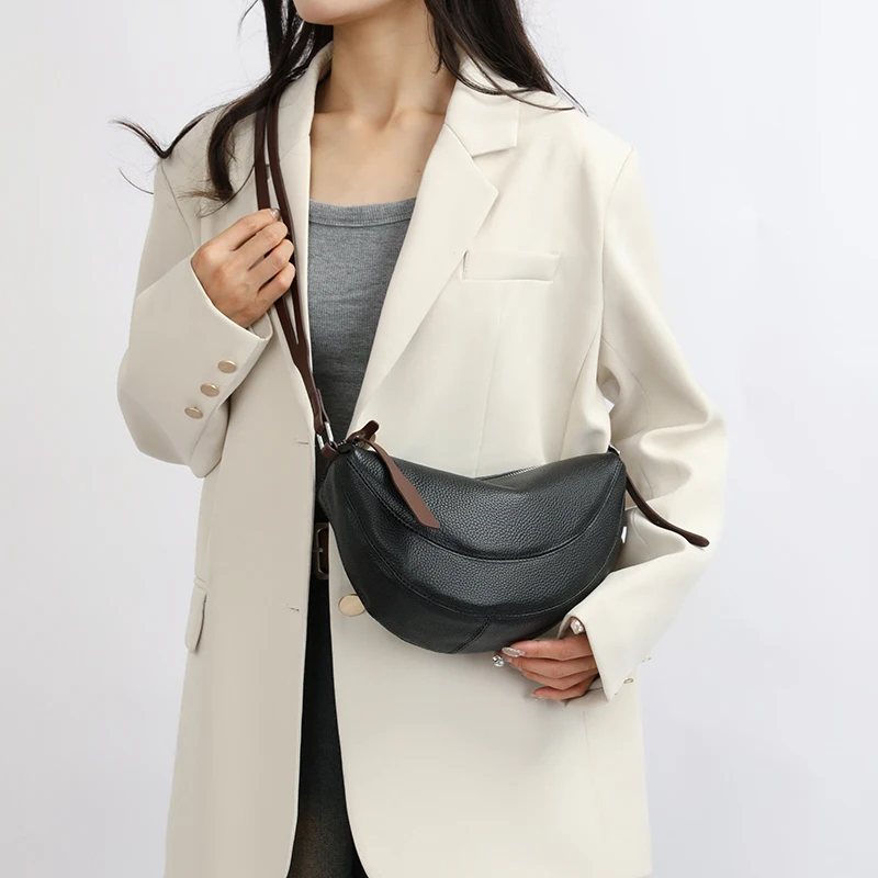 Tas Tote Desainer Bergaya Bahu Klasik Kulit Wanita Elegan Tas Tangan Selempang Mewah Untuk Kehidupan Modern Sehari-hari