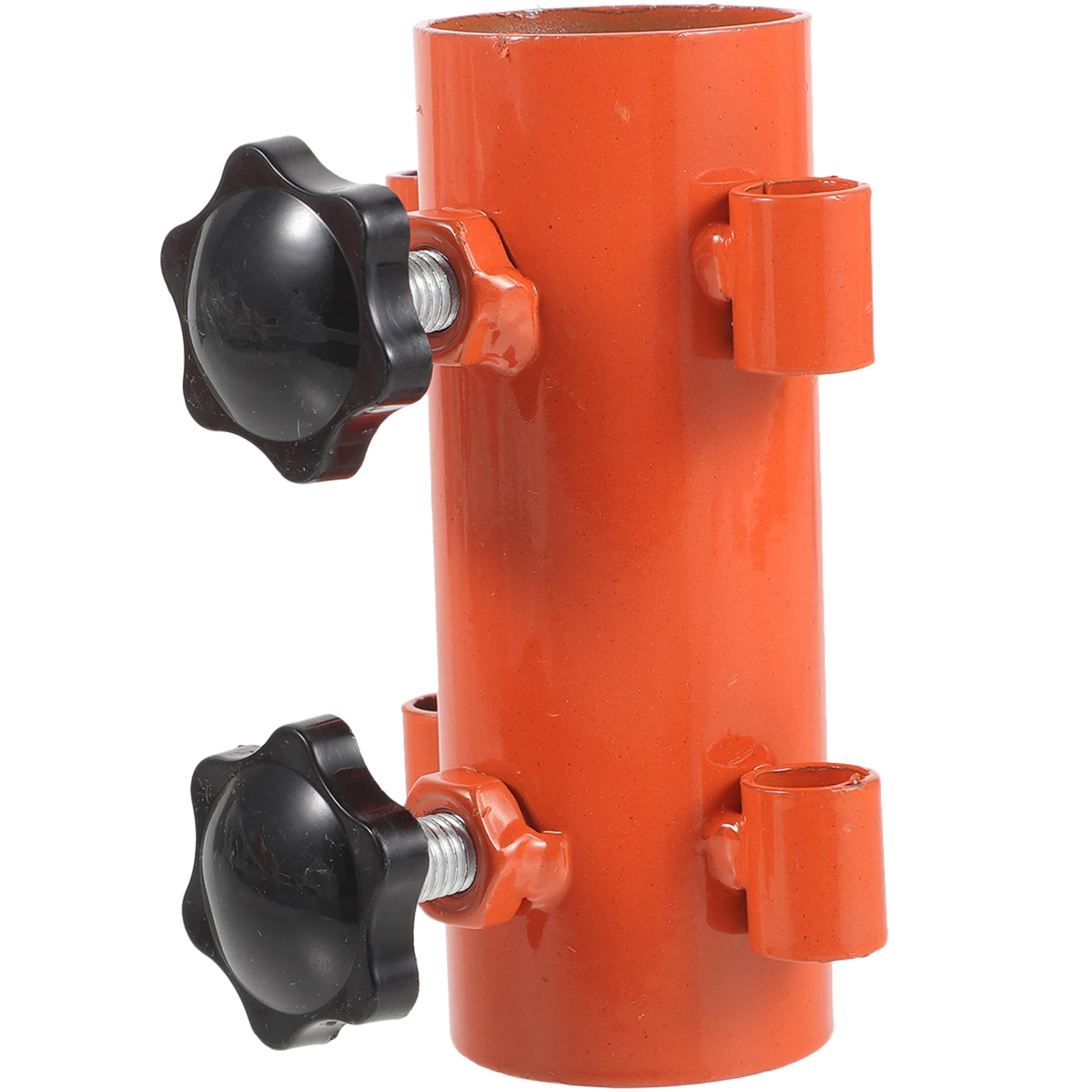 

Multi-function Canopy Tent Pole Holder Bright Orange Small Size Portable Durable Parasol Ground Holder Camping Accessories