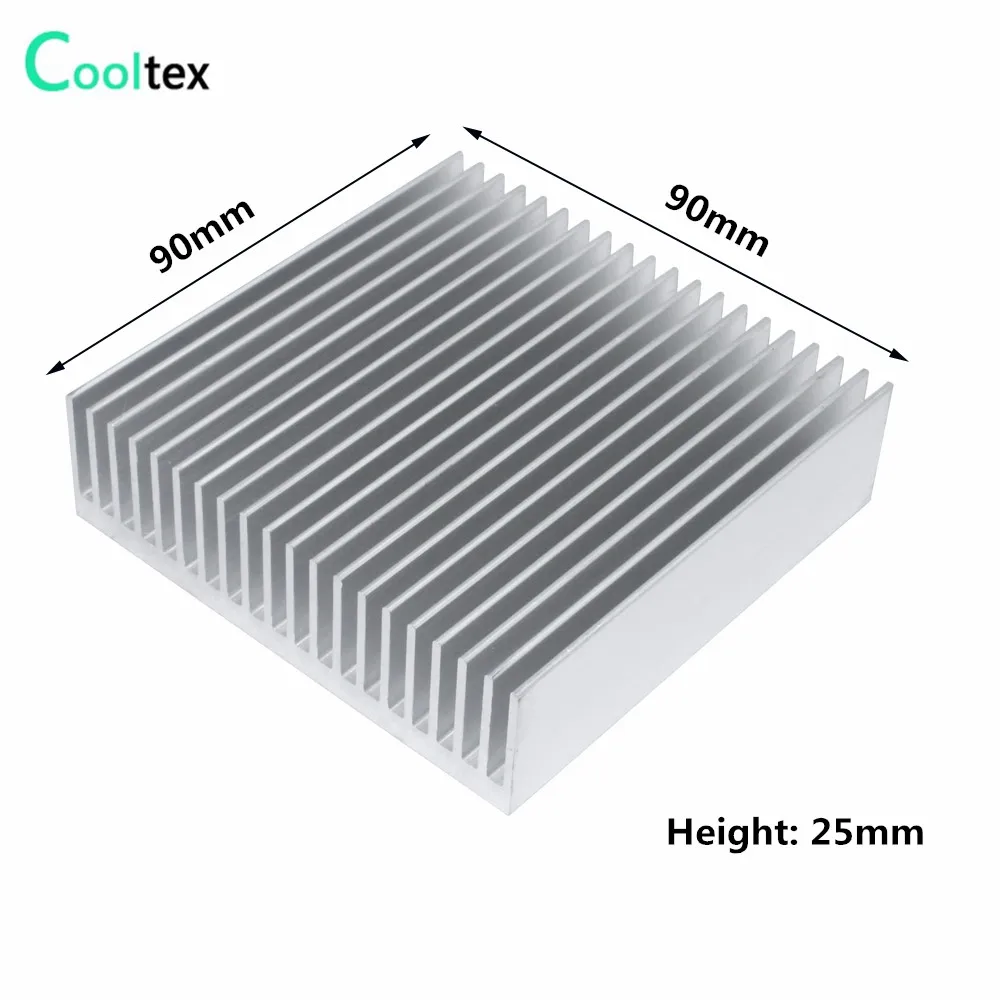 Aluminium-Kühlkörper, Heizkörper, Kühlkörper für LED-Elektronik-Chip-Kühlung und Wärmeableitung – Detail 13