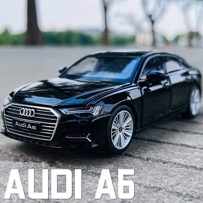 

1:32 AUDI A6 Alloy Car Model Diecast & Toy Metal Vehicle Car Model Collection Sound and Light High Simulation Childrens Toy Gift