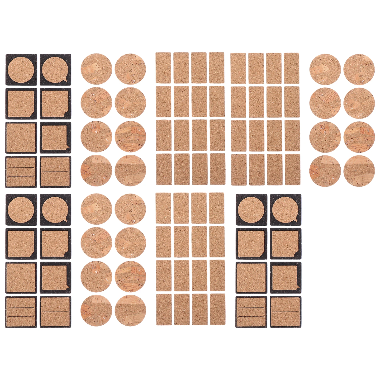 

96pcs Wooden written Labels Blank SelfAdhesive Gift Tags Name DIY Christmas Mailing School Office Blank Label Stickers Supplies