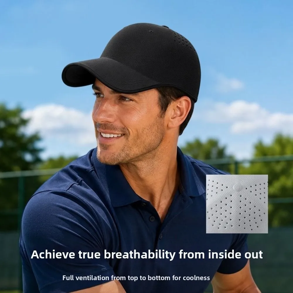 New Design Seamless Baseball Cap Quick Drying Lightweight Outdoor Hat Polyester Packable Visor Cap