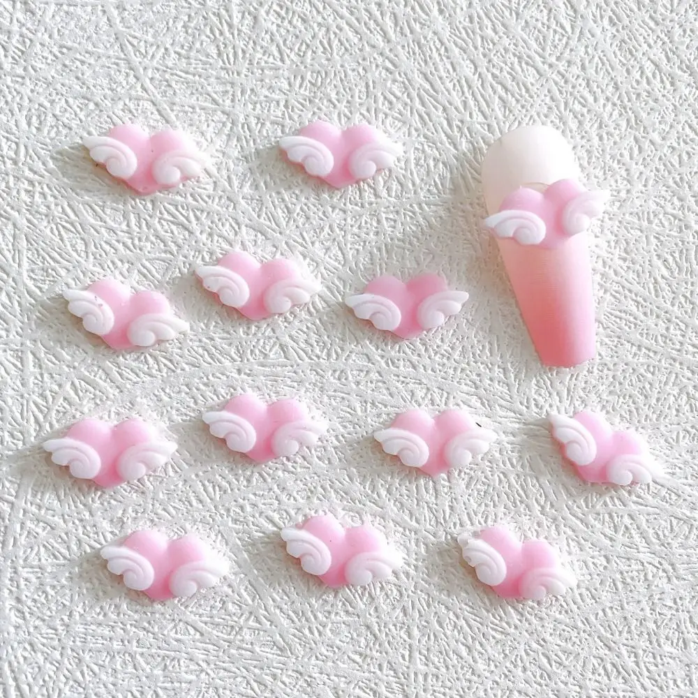 Accesorios de manicura alas de Ángel adorno de uñas diamantes de imitación corazón decoraciones de uñas joyería de uñas taladros de decoración de uñas 3D