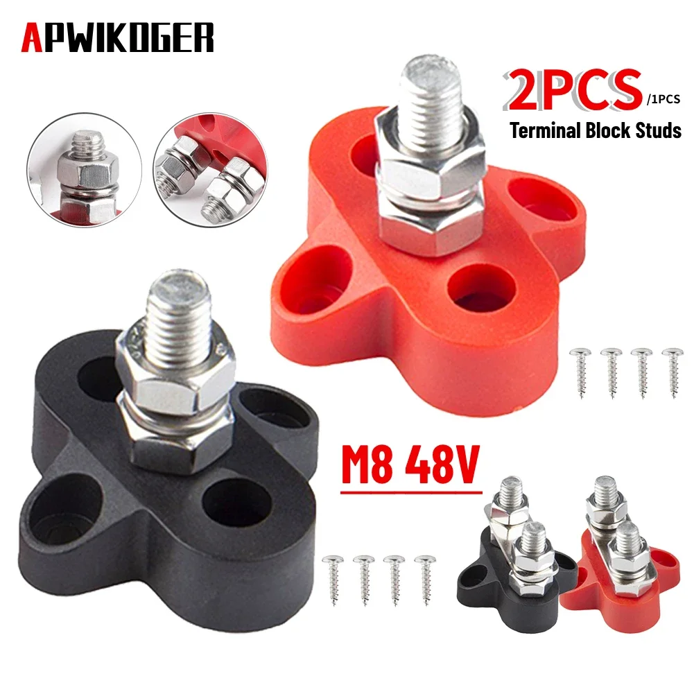 2Pcs/Set M8 48V Ter…