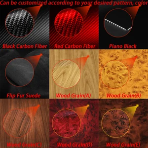 Carbon Fiber Central Radio CD Control Panel AC, decorative cover, interior accessories of the car, adhesive for Honda Civic SI 2001-2005 12 Main Sales Acetate Civic SI Panel - №6