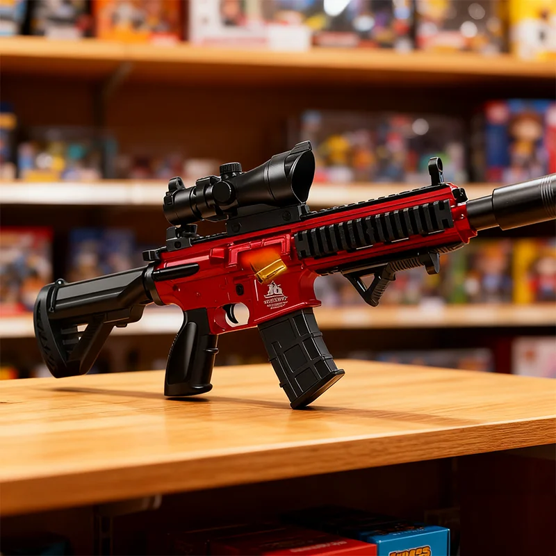 M416 Speelgoedpistool voor jongens - Buitenschietspel met handmatig laden Shell-uitwerpen Zachte kogels Kerstcadeau