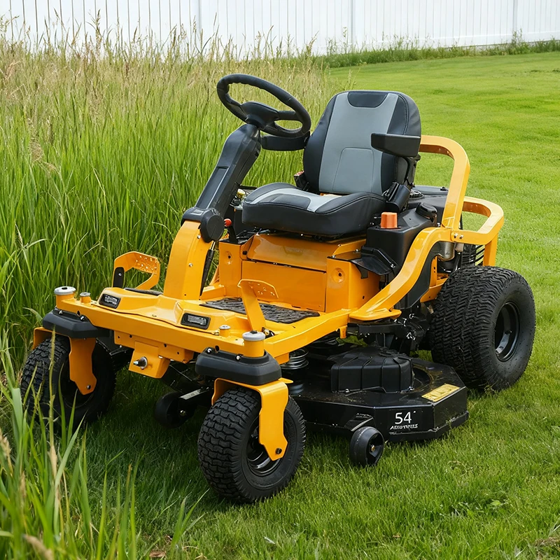 360° Turn Riding Lawn Mower 48-Inch 15 Hp Powered Petrol Zero Turn Garden Ride Grass Cutting Lawn Mower Customization