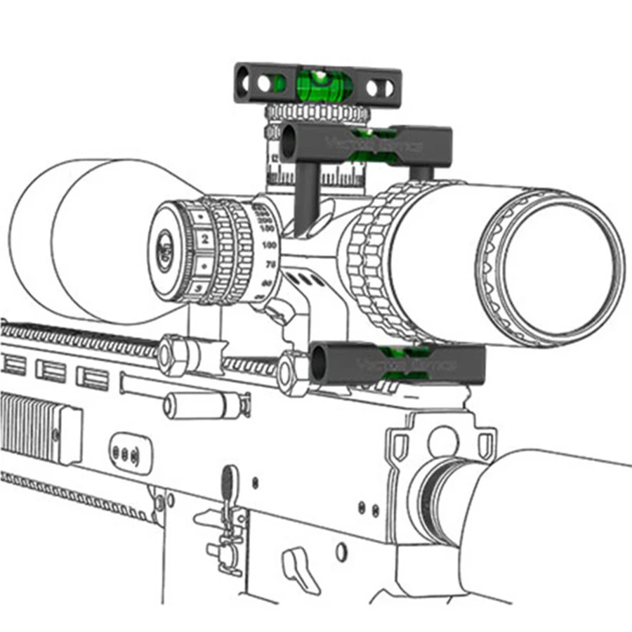 Wektorowa optyka Uniwersalny uchwyt na poziomica bąbelkowa Płaski celownik myśliwski zapobiegający nie może być używany na szynie Picatinny i