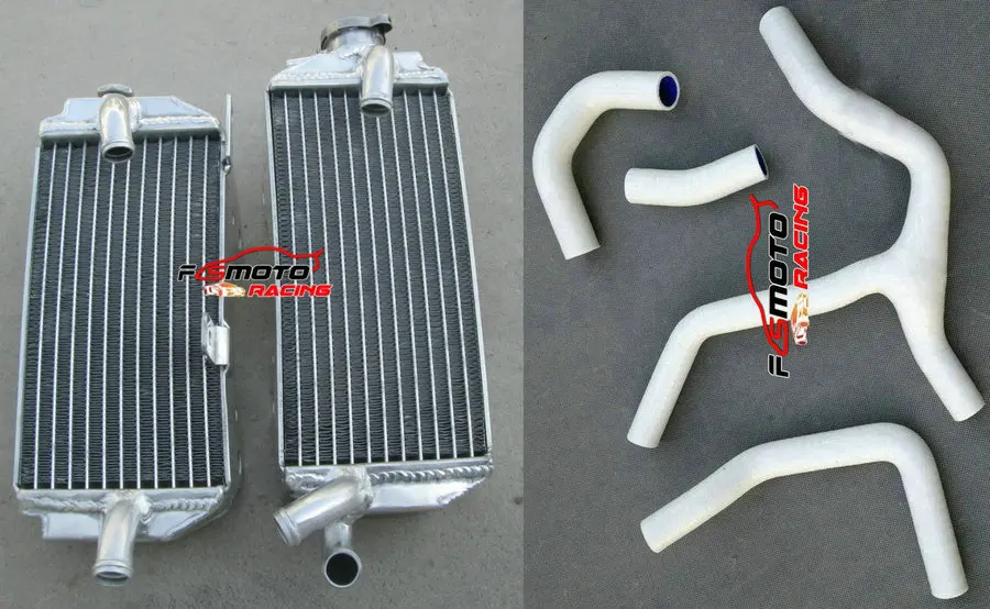 

Aluminum Radiator + Silicone Hose For Honda CRF450R CRF450 R CRF 450R 2013-2014 13 14