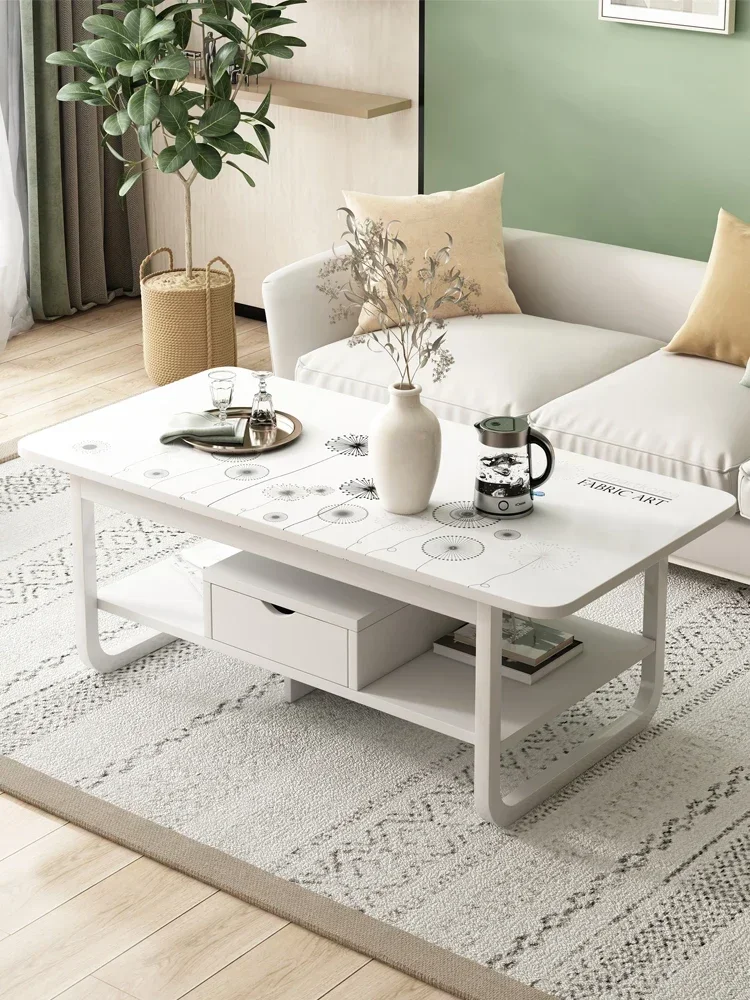 

Coffee table, living room, small household apartment, sofa side, simple rental house, small table, simple modern balcony