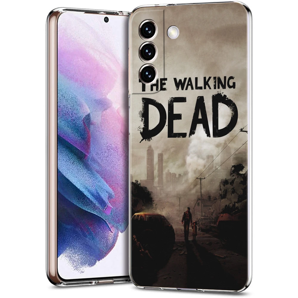 Etui The Walking Dead do Samsung S24 S23 S22 S20 S21 FE Ultra S24 S23 S10 S10E S9 S8 Plus 5G Przezroczysta obudowa telefonu Torby TPU