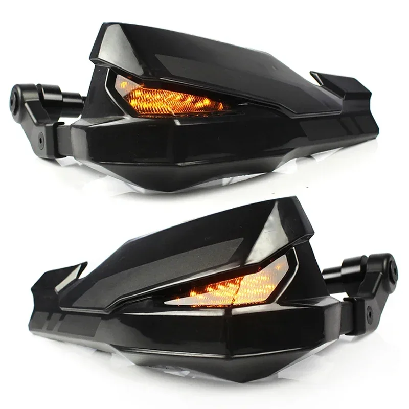 

XXUN Motorcycle Handguard Handlebar Hand Shield Hand Guard Protector with LED Light for MT09 FZ09 MT07 FZ07 XT1200Z