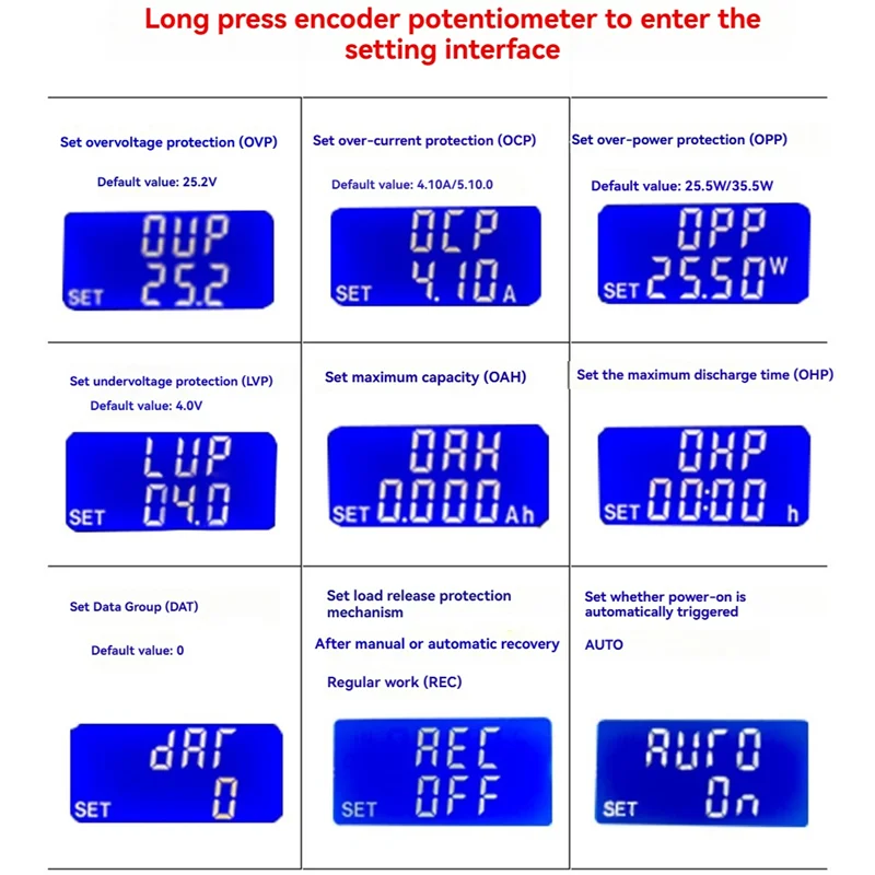 

Portable Usb Electronic Load Adjustable Constant Current Aging Resistor Battery Voltage Capacity Tester Voltmeter
