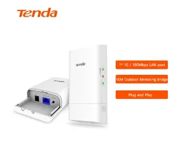 Tenda O1-5G 1KM 5GHz Outdoor CPE Wireless 9dbi WIFI Repeater Extender Router AP Access Point Wi-Fi Bridge with POE/DC Adapter