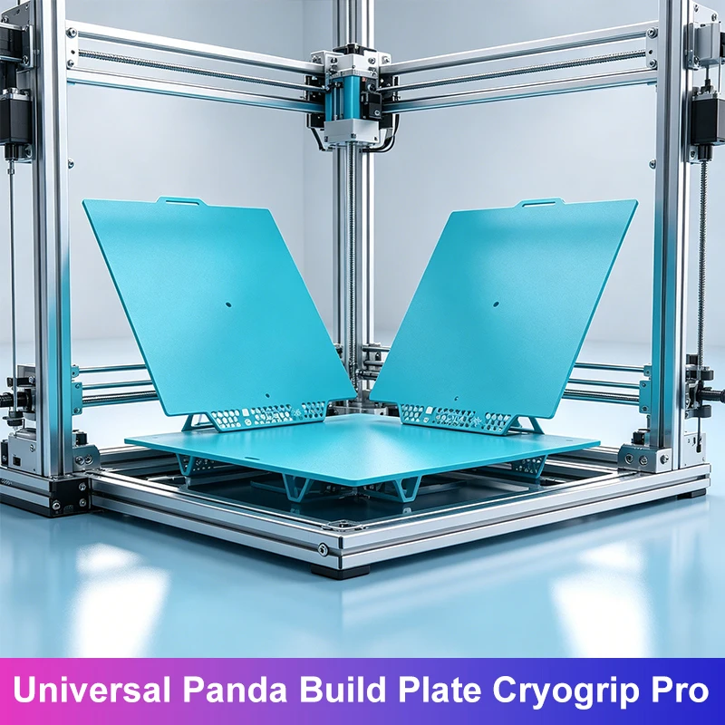 

Universal Panda Build Plate Cryogrip Pro High Adhesion For Qidi Plus4 Voron 300 H2d H2s 3d Printer Platform Sheet Easy Removal
