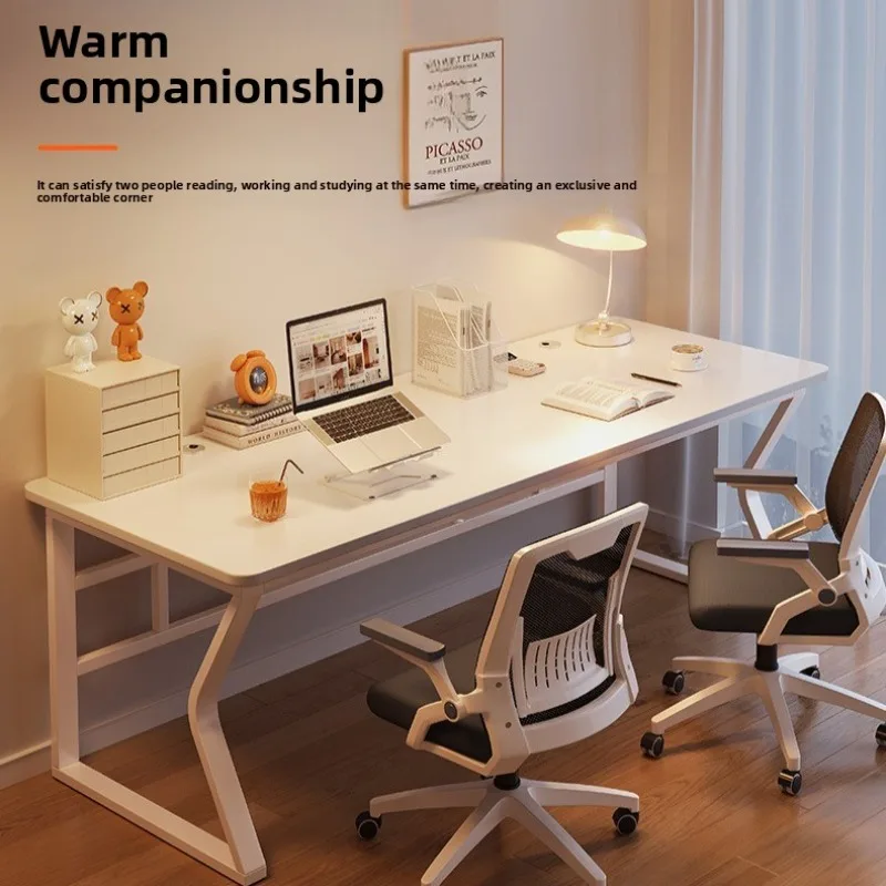 

Прочный домашний письменный стол для студента, для спальни, для учебы, простой длинный рабочий стол для съемной квартиры