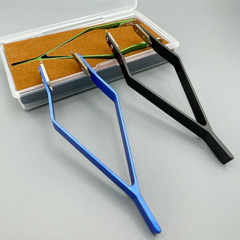 Stainless Y-Type Watch Spring Bar Tweezers with Box Rofessional Spring Bar Remove Tool for Watchmaker Repair Watch Accessories