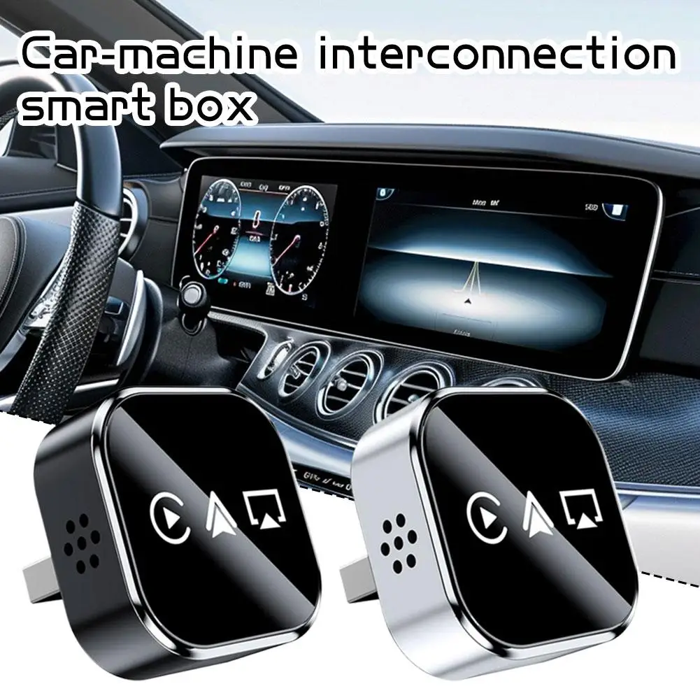

MiNi Wireless Carplay Adapter USB Plug and Play WiFi Bluetooth for iPhone Android Auto Connect Airplay 3in1 Box Car play 2025