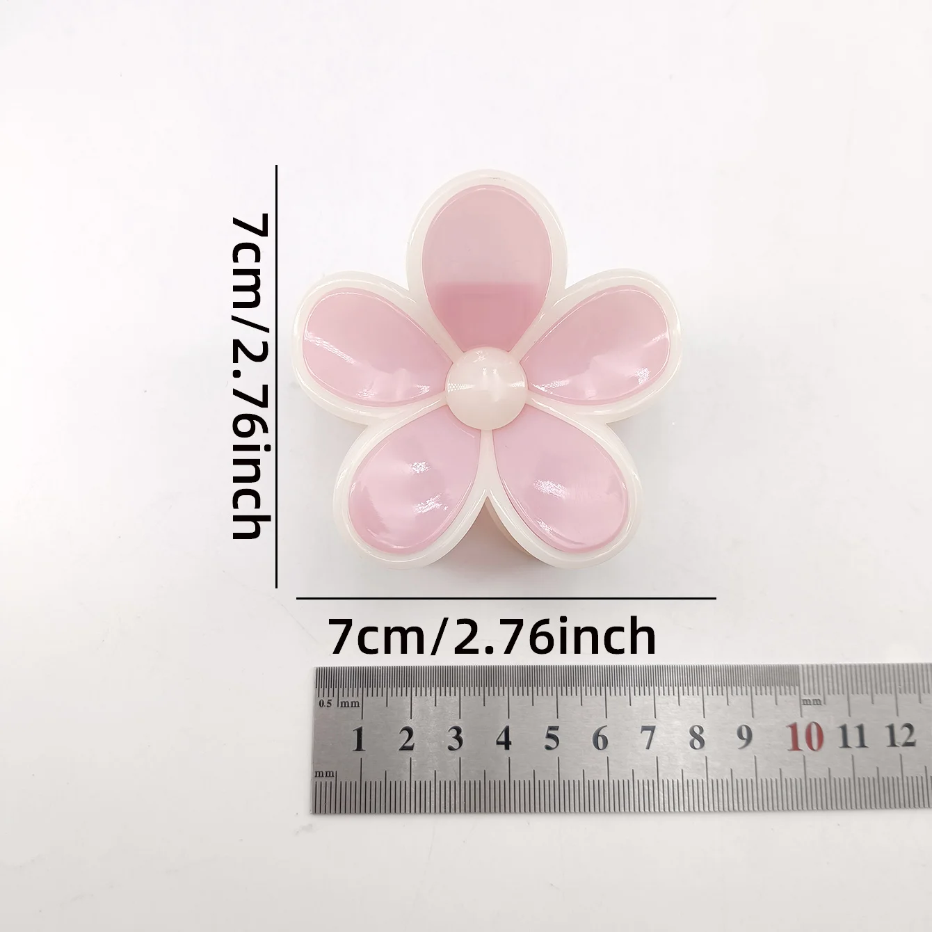 قسط كتلة اللون الزهور مشبك شعر القرش لدغة نصف أوبدو مشبك شعر تنوعا ذيل حصان حامل هلام اللون الأزهار قبضة الشعر