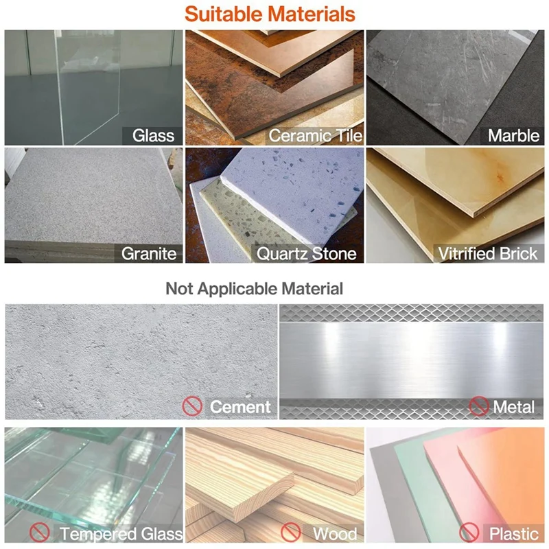 5 szt. Zestaw wierteł diamentowych na sucho do płytek porcelanowych, zestaw wierteł do twardych materiałów szklanych,