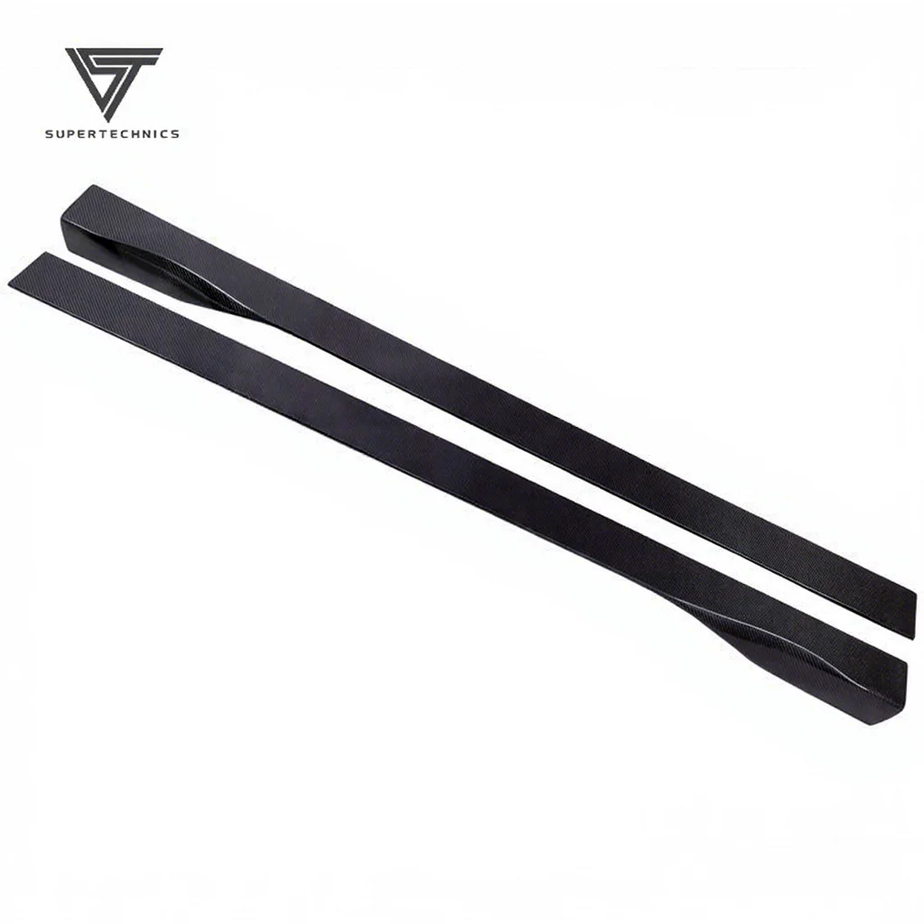 

Carbon Fiber Customized Supertechnics Style Side Skirts Underboard Universal Car Accessories