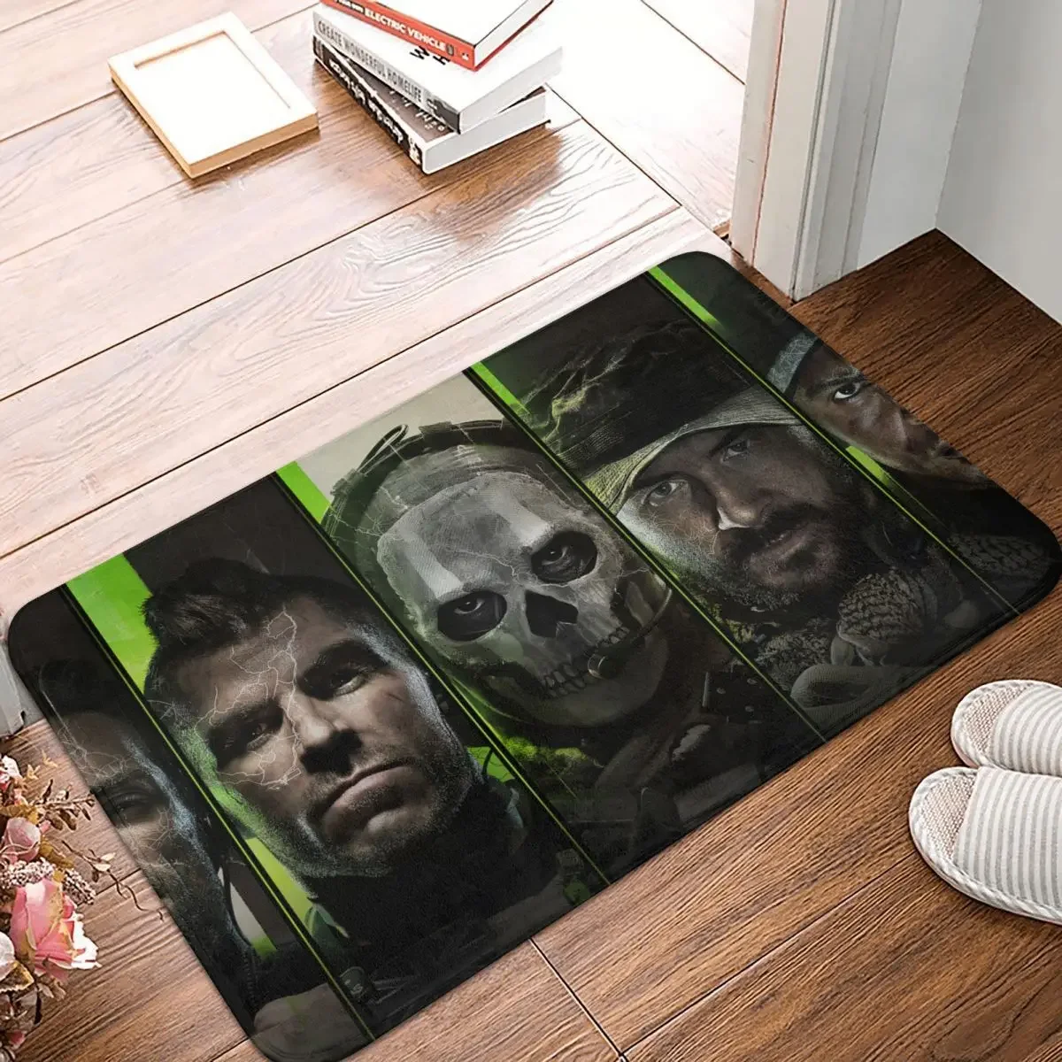 Call Of Duty COD FPS Game Non-Slip Carpet Task Force 141 Doormat Bedroom Bath Mat Welcome Home Rug