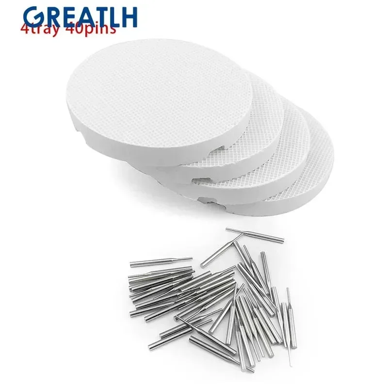 Dental Honeycomb Round Firing Trays with Metal Pins for Sintering Pan Rack Circle Plate holder Dental Technician Supplies