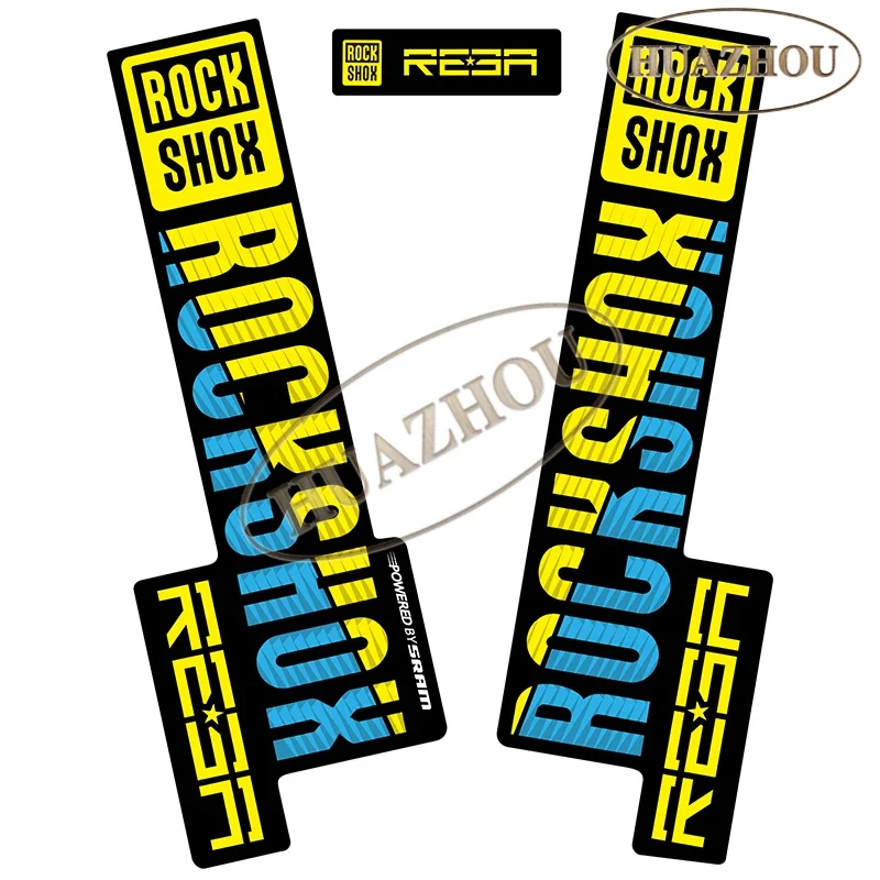 Front Fork Decals for 2020 ROCKSHOX REBA RL Mountain Bike Stickers of MTB Raod Bicycle Cycling Waterproof Antifade