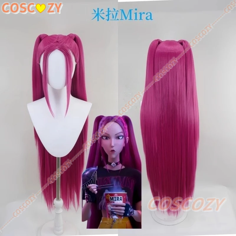 Anime kpop demônio zoey caçadores cosplay rumi superstar mira cosplay peruca menina grupo peruca feminina festa de halloween roleplay adereços
