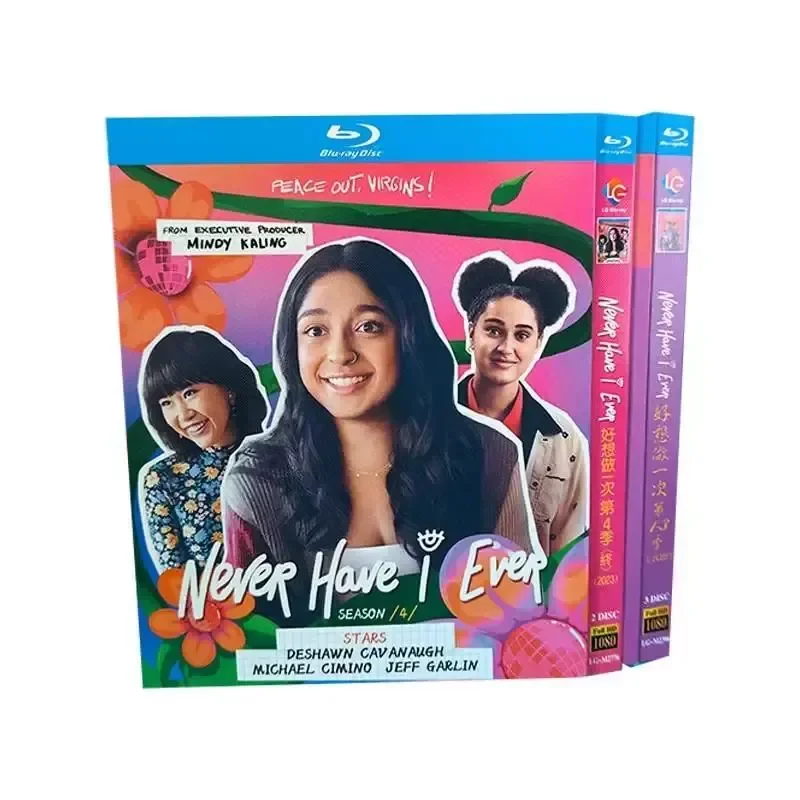 BD Blu-ray American TV Series Never Have I Ever Season 1-4 Season 5 Disc CD Box
