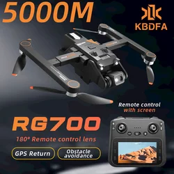 RG700 GPS 드론 8K 전문 HD 듀얼 카메라, 5G 와이파이 장애물 회피, 브러시리스 접이식 쿼드콥터, RC 거리 2km