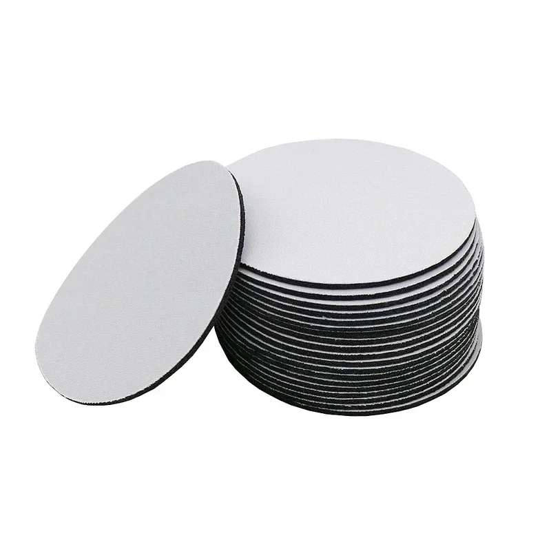 20/40/60PCS Sublimation Blank Coasters For DIY Craft Hot Pressing Sublimation Heat Transfer Coaster Round Hot Pressed Coaster