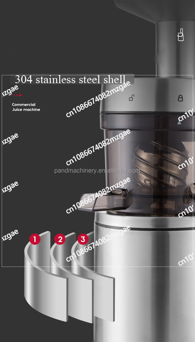 Cheap vegetable and fruit commercial slow juicer