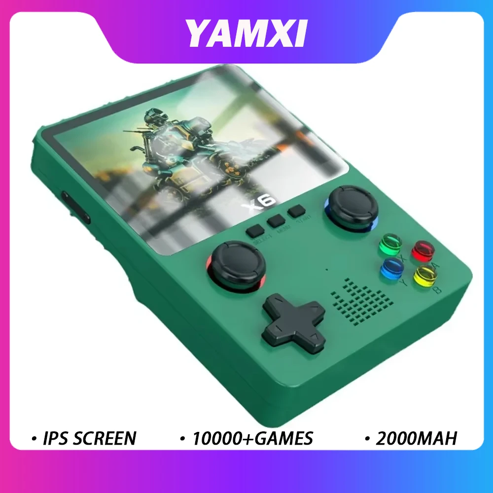 

Game Console Handheld Portable 2P Supported Multiple Simulator 10000+ PSP PS1 SFC FC GB MAME Games with 3.5 IPS Screen Kids Gift