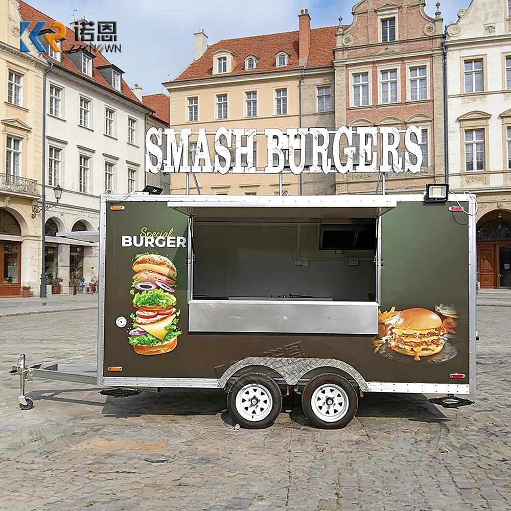 

Мобильный фургон для продажи мороженого, бургеров, кофе и других продуктов с коммерческой кухней