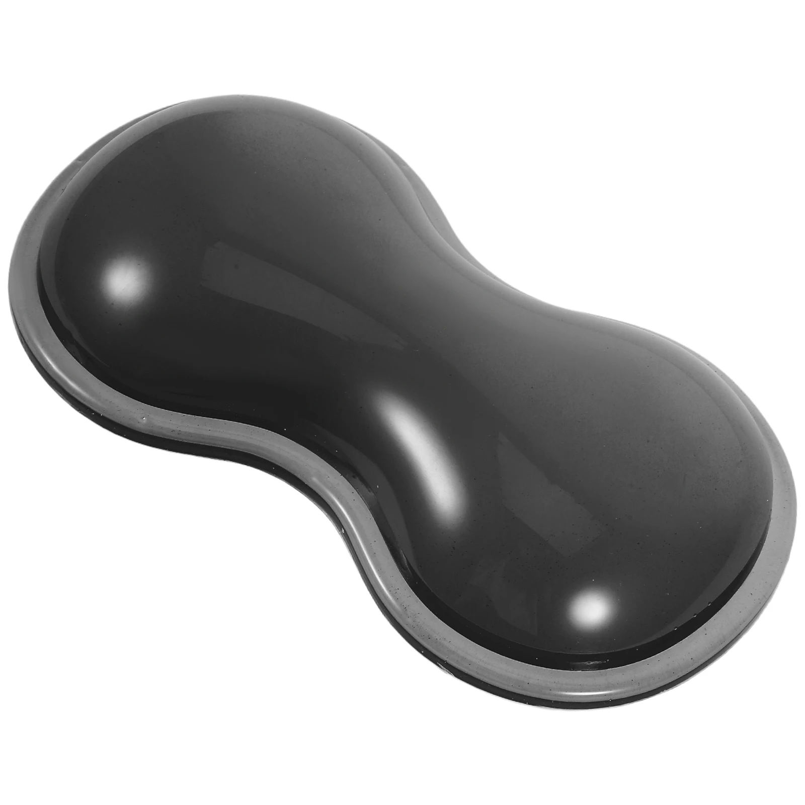 

Black Small Mouse Pad Laptop Computer Desk Mat Silicone Wrist Rest Nonslip Base Easy Clean Waterproof Gaming Mats Office