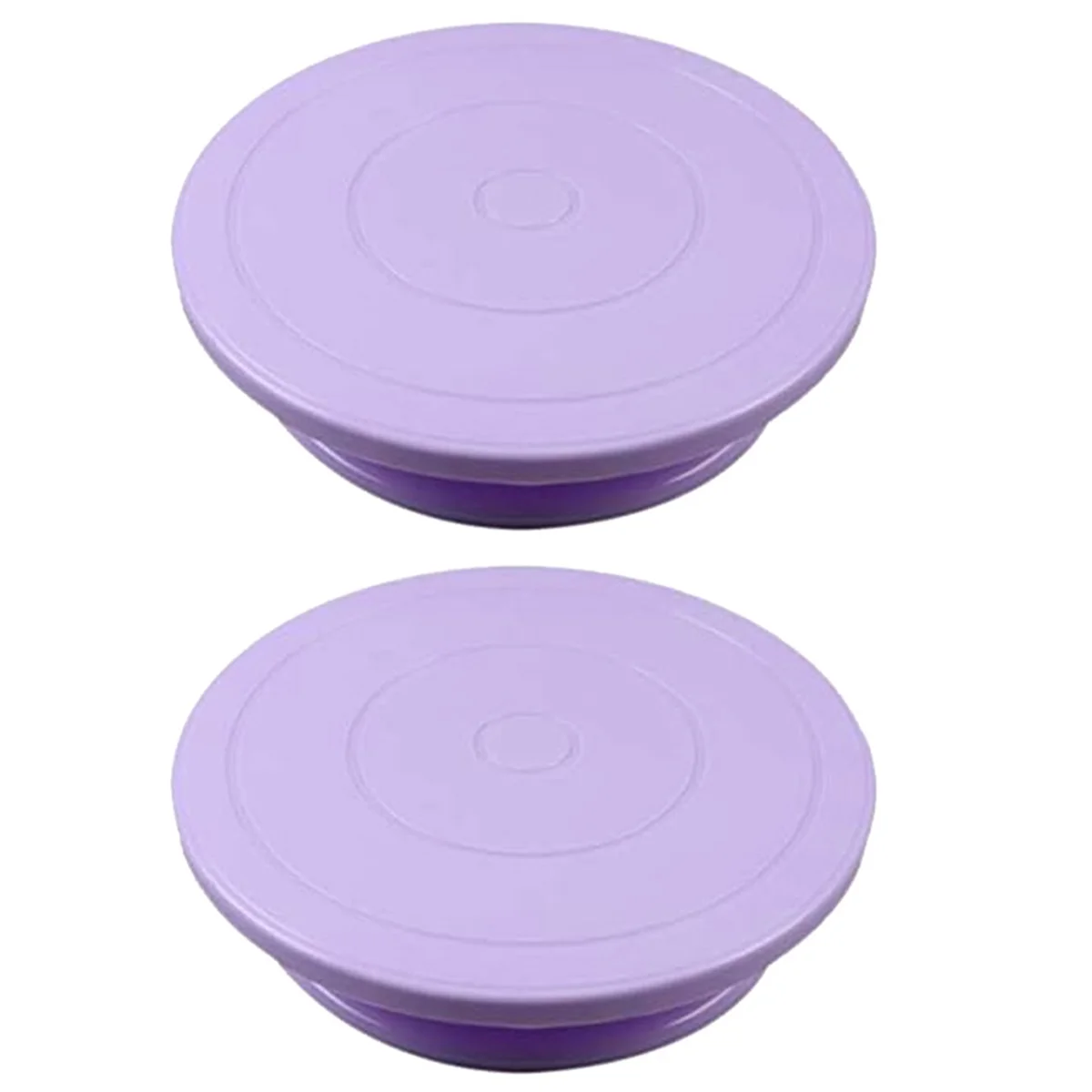 Cake Turntable Rotating Carving Turntable Birthday Cake Decoration Decorating Turntable Purple