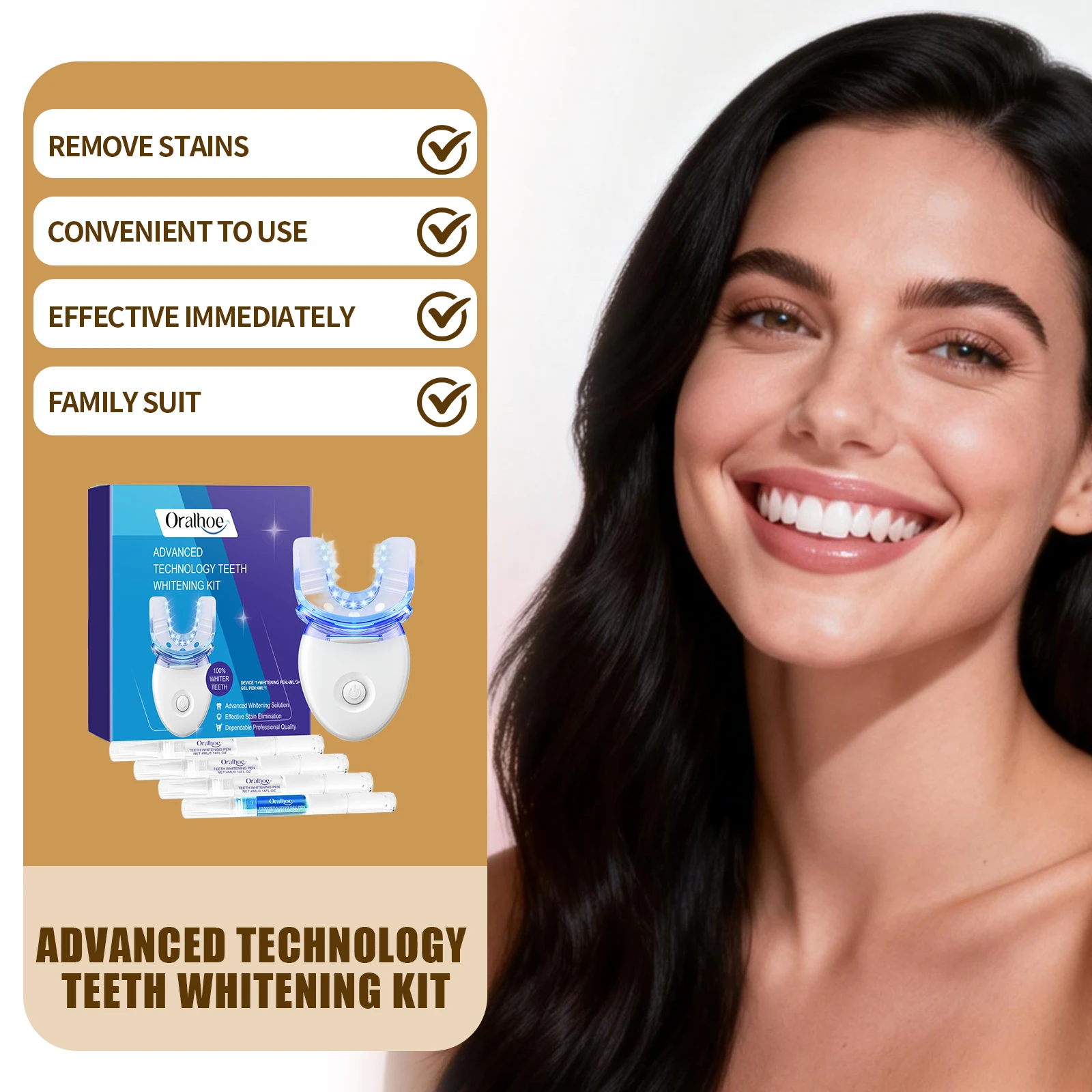 Teeth Whitening Kits Removing Stain Restoring Tooth Color Instant Whitening Pen Teeth Bleaching Lamp Personal Dentals Treatments