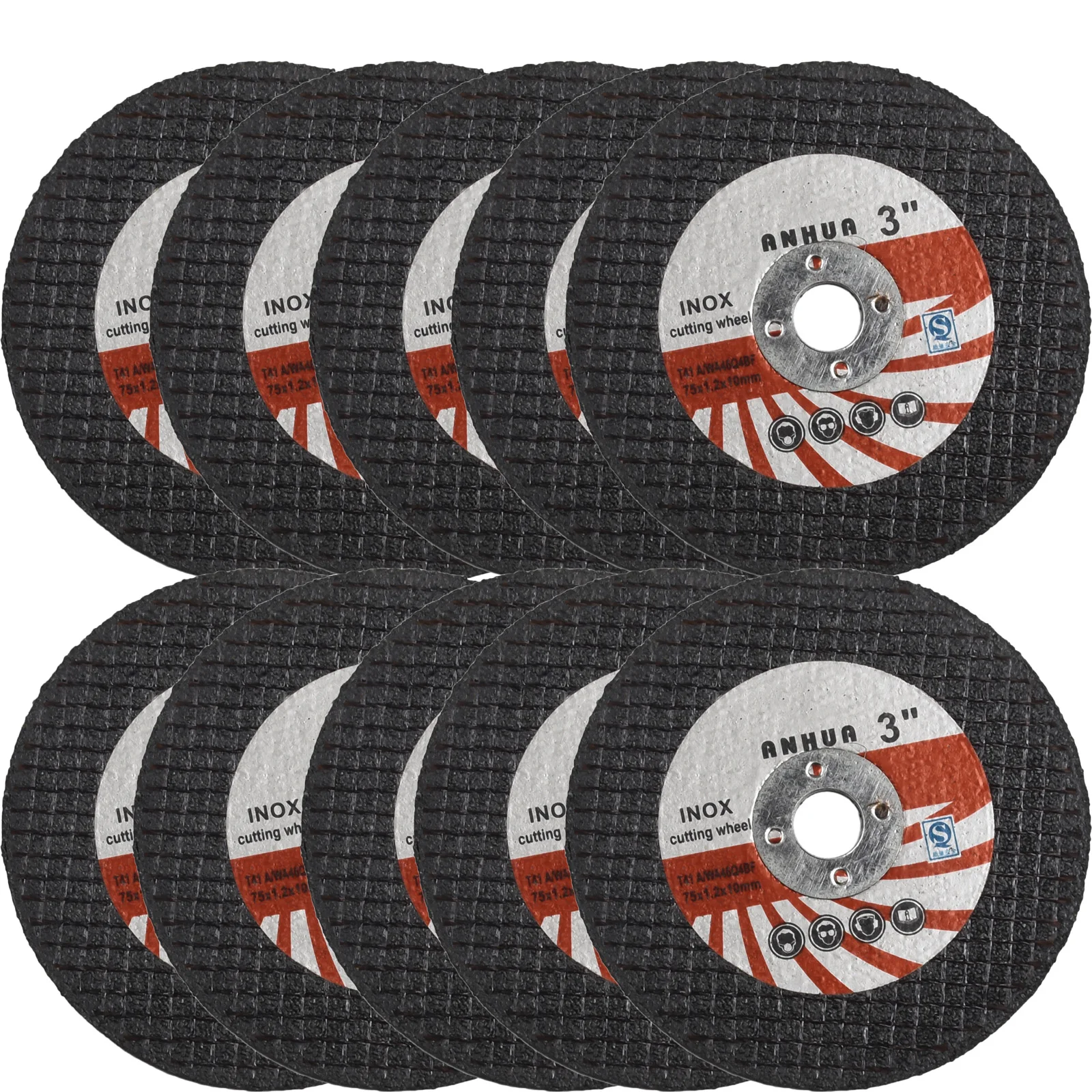 

10pcs Mini Cutting Disc Circular Resin Grinding Wheel Sanding Disc 75mm For Angle Grinder Electic Steel Stone Cutting Sheet