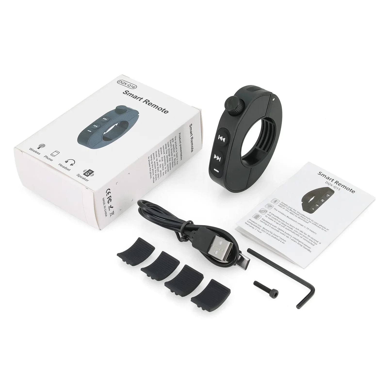 Motorcycle Handlebar Media Controller Steering Wheels Switch Bluetooth-compatible Wireless Media Smart Phone Remote Customized