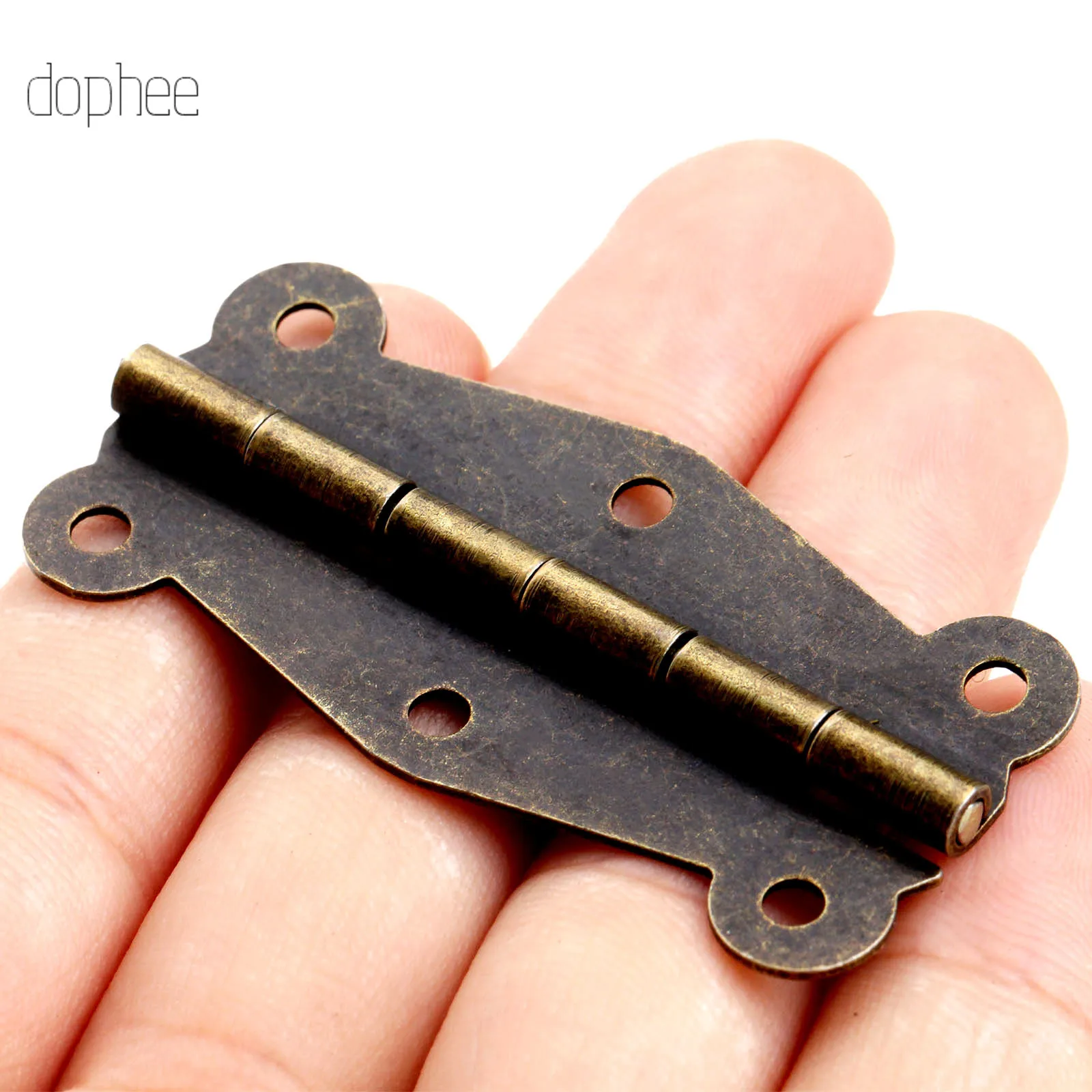 

dophee 10/30/50/100pcs Vintage Butterfly Hinge Furniture Hardware Hinges Cabinet Door Butt Hinges For DIY Box