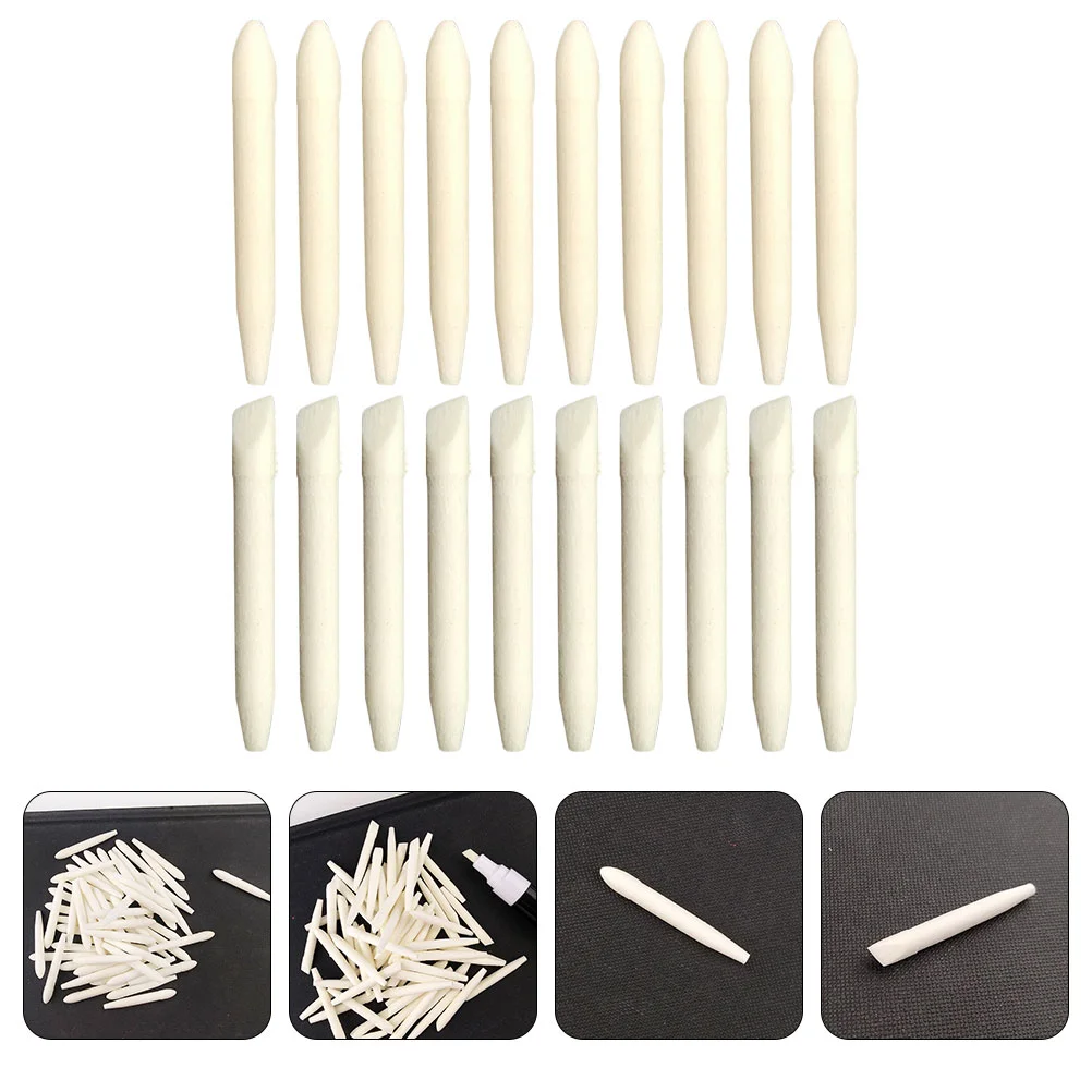 20 Pcs Paint Whiteboard Pen Replacement Neutral Oily Accessories Office Come Nibs Fiber School Supplies