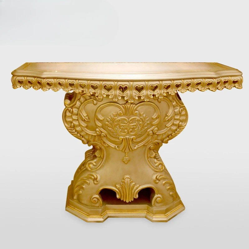 

European solid wood entrance table Wall entrance table Living room end view cabinet Corridor end cabinet